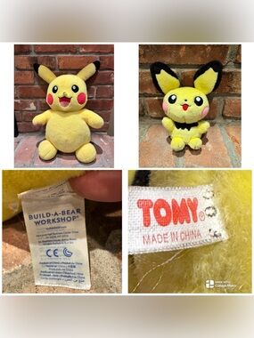 Set of 2 Pokeman Stuffies